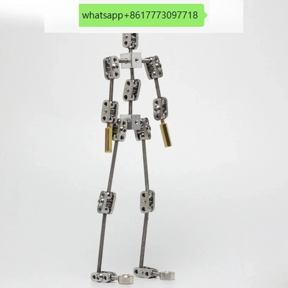 

Man skeleton Studio Stop Motion Armature Kits Metal Puppet Figure for Character Design Creation