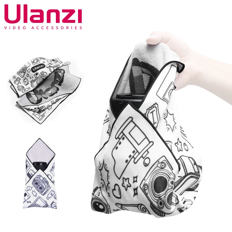 5/2/1 Stuks Ulanzi Opvouwbare Camera Beschermende Wrap Compatibel Voor Dslr Canon Nikon Sony Ipad Telefoon Schermlens Schone Doekjes Doek