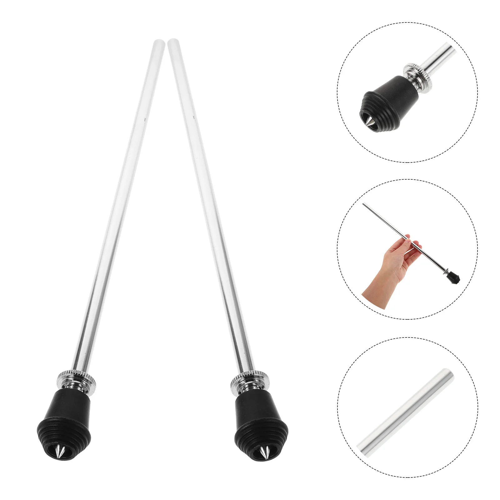 

2 pcs Bass Legs Floor Stand Mount Replacement Parts For Drum Sets Snare Drum Adjustable Metal Support Instrument Stand
