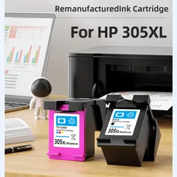 Hicor 305XL Ink Cartridge Compatible for HP 305 XL DeskJet 2710 2730 2720 4110 4120 4130 4134 2320 Envy 6020 6022 6030 6032