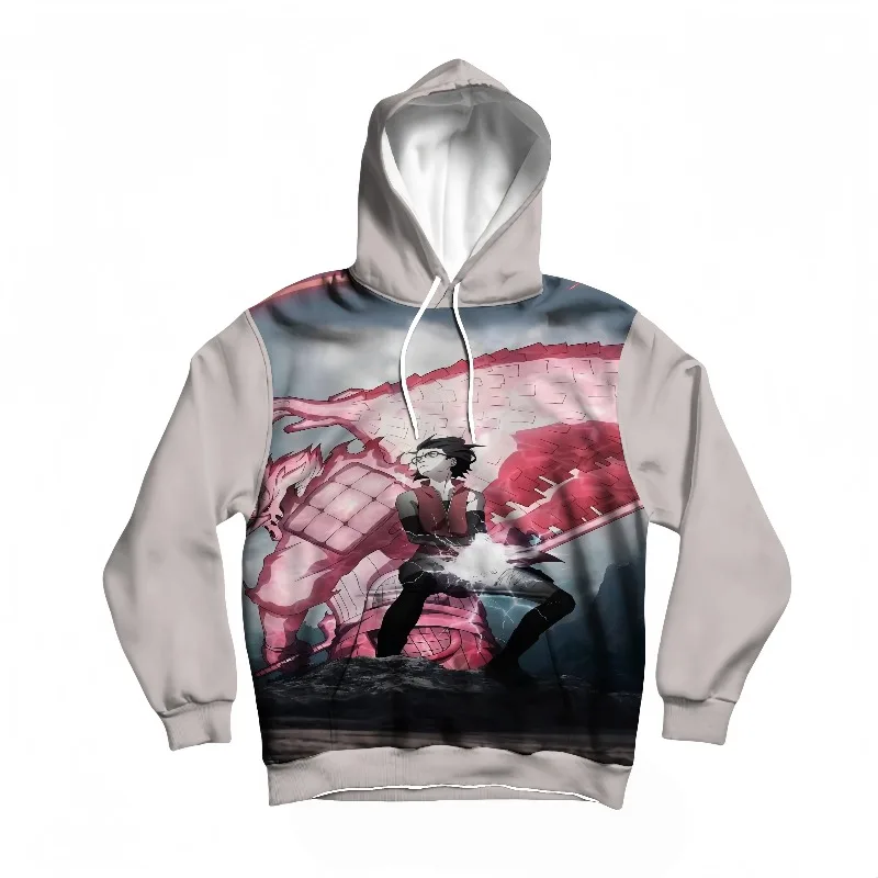 

Мужская осенне-зимняя толстовка Наруто Учиха Саске в действии с принтом высокого разрешения аниме дизайн теплый пуловер для повседневного использования и косплея