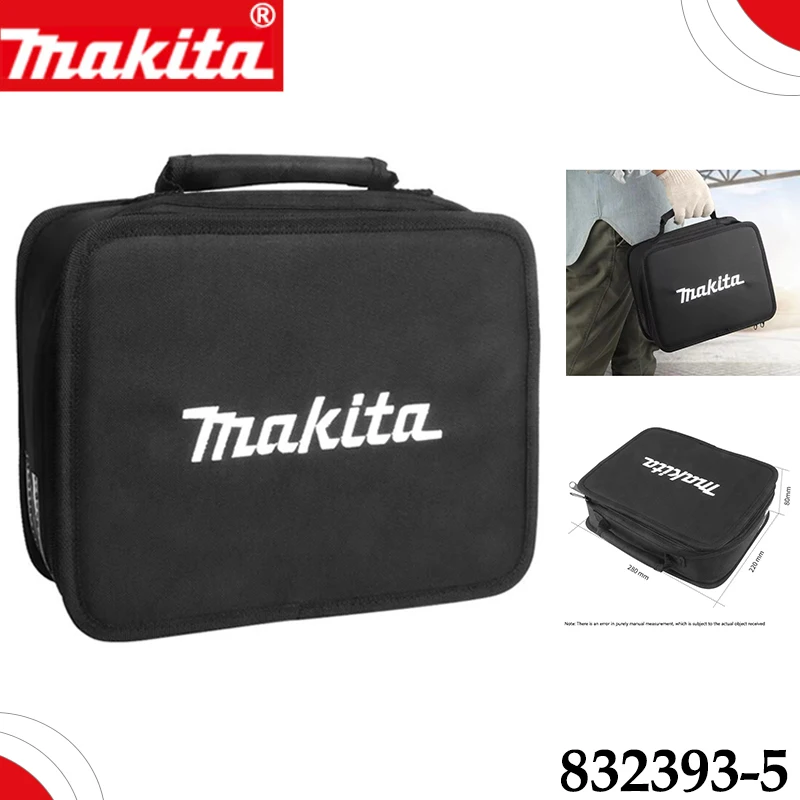 Makita 832393-5 Soft Shell Tool Bag, Compact Zippered Carry Case with Handle