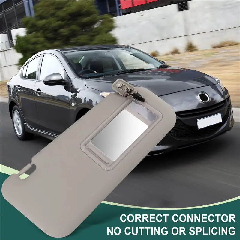 BBM2-69-320C-75 BBM3-69-320C-75 For Mazda 3 2010 2011 2012 2013 Car Interior Roof Sunvisor Sunshield Sun Visor Sunshade-ABQA