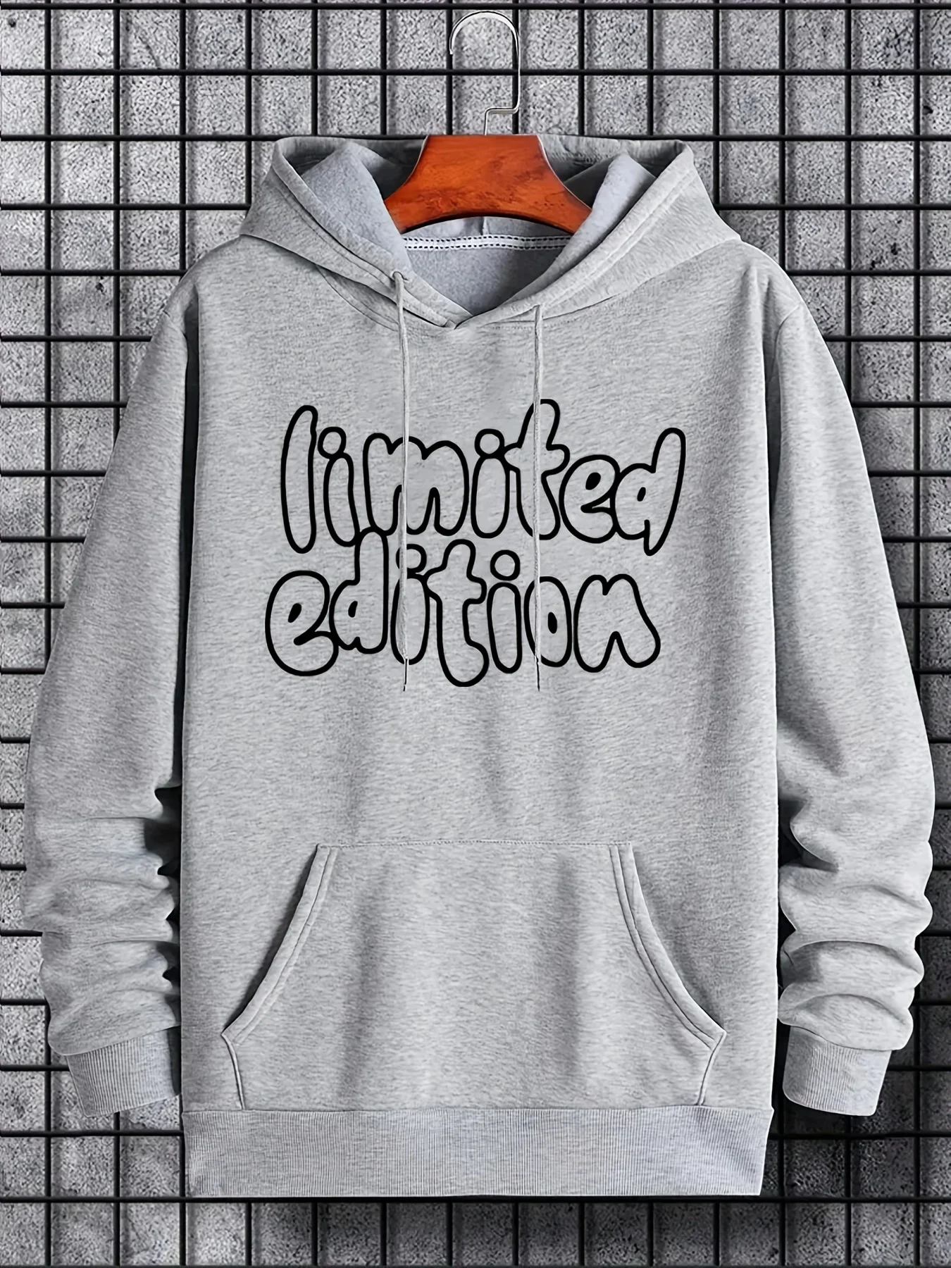 Limited Edition Men's Hoodie Autumn Winter Sweatshirt Male Daily Casual Fashion Pullover Outdoor Gym Fitness Sporty Hooded Coats