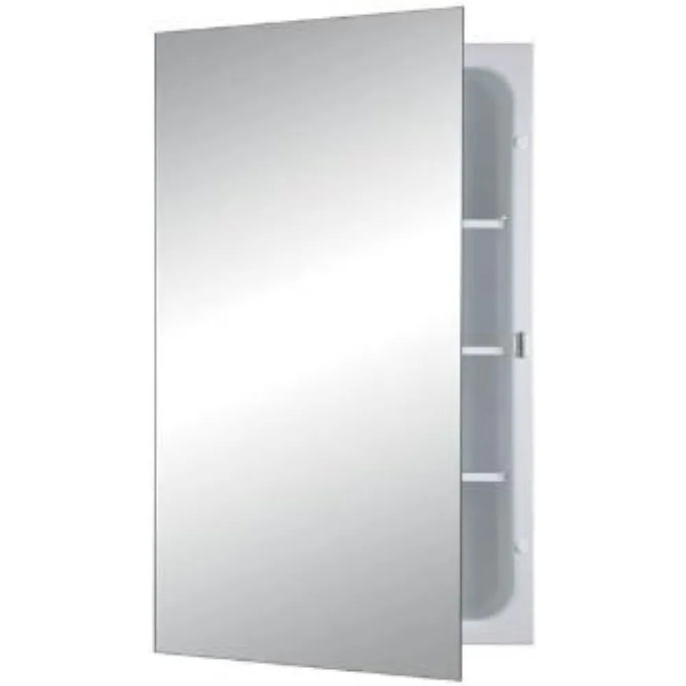 

1438 Focus Frameless Medicine Cabinet with Polished Mirror, 16-Inch by 26-Inch