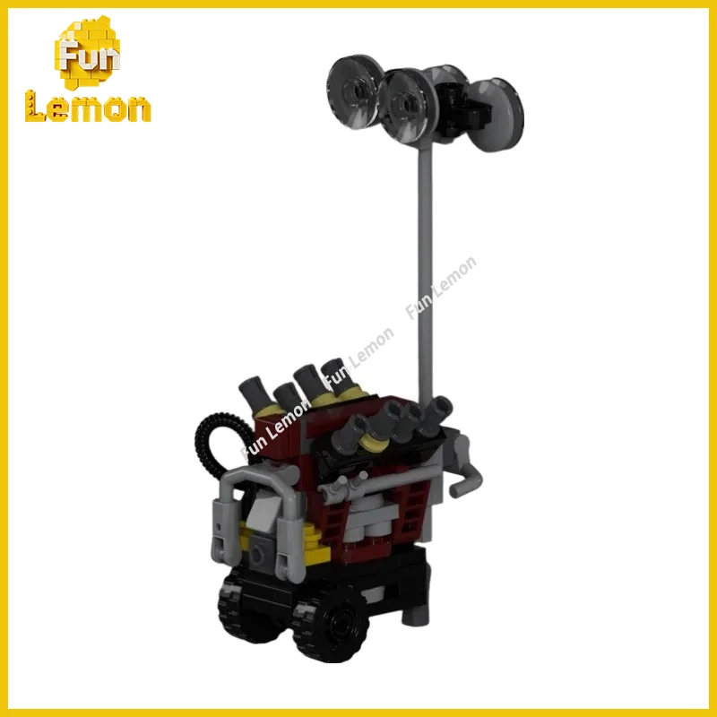Survival Horror Game Power Generator MOC Building Blocks Game Scene Prop Model DIY Assembly Brick Desktop Collectible Gift