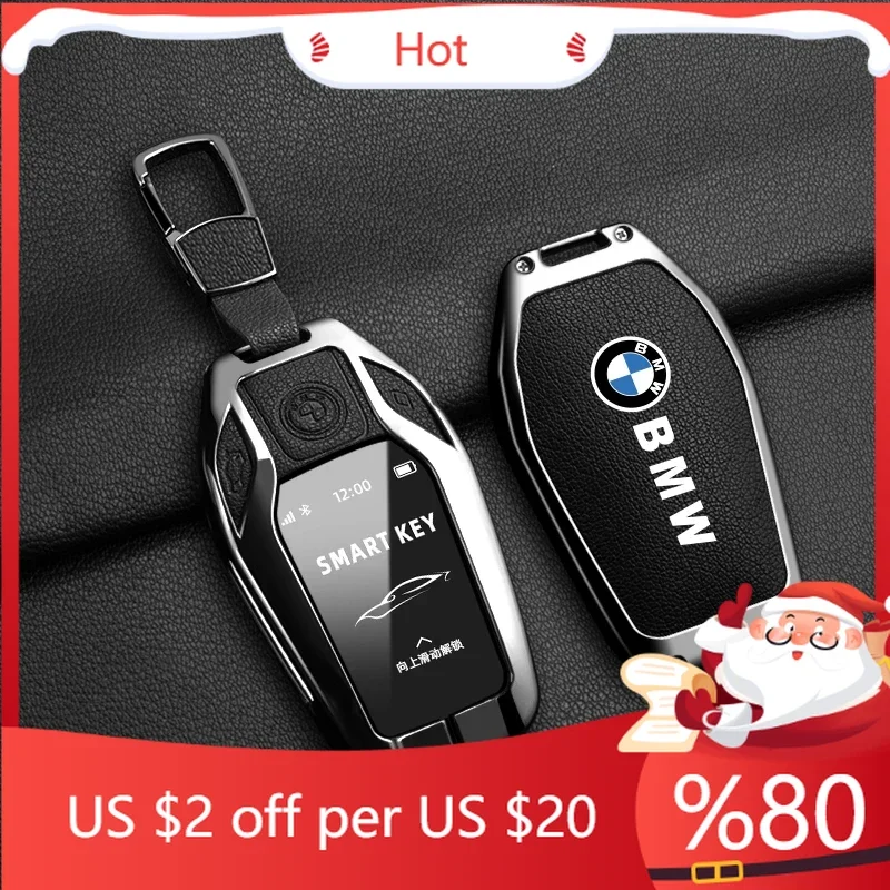 

Hot 2025 Car Key Cover Case Bag For BMW 5 7 Series G11 G12 G30 G31 G32 I8 I12 I15 G01 G02 G05 G07 X3 X4 X5 X7 Auto Intertior Acc