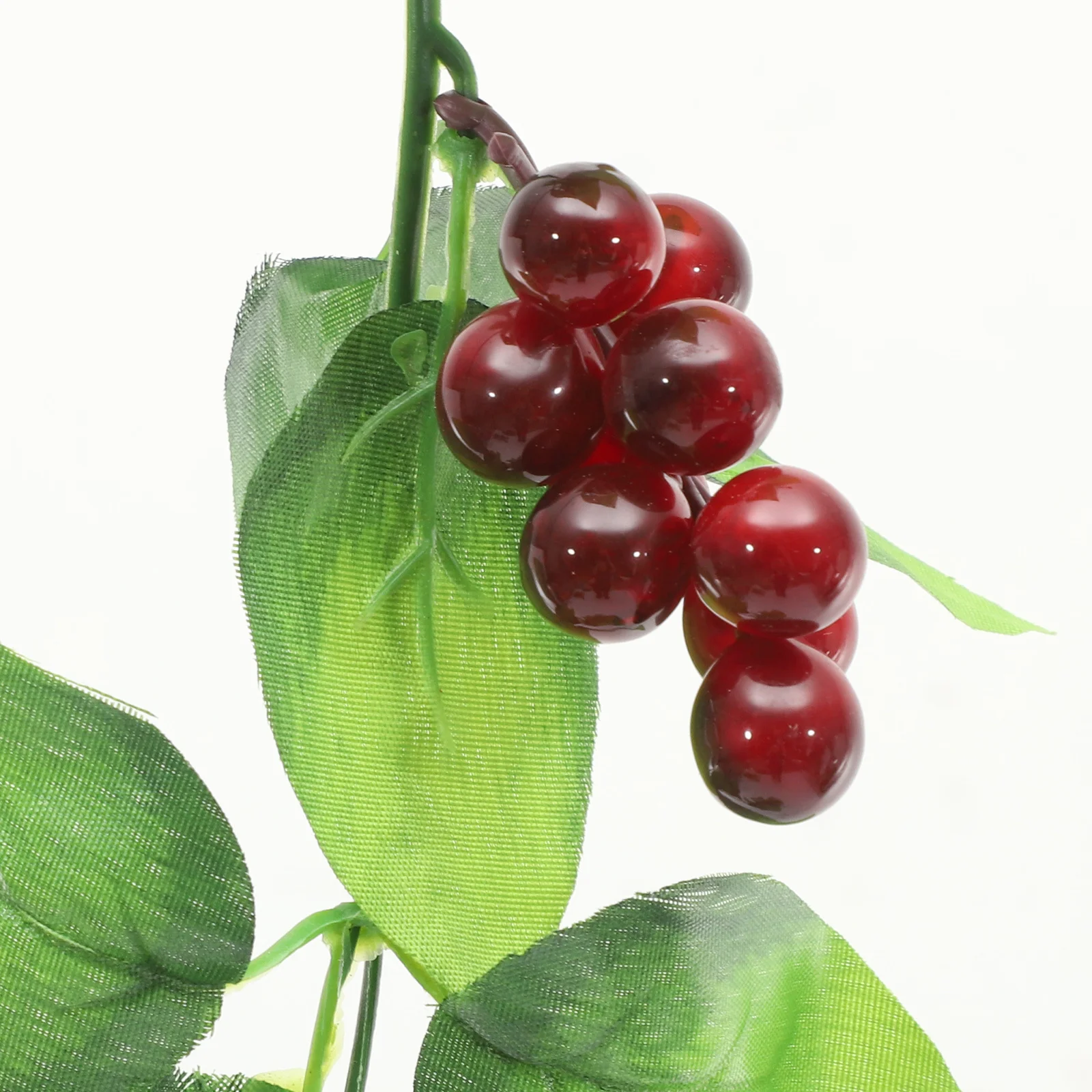 

3Pcs Imitation Grape Vine Realistic Fake Grape Bunch Hanging Ornament Decorative Prop Artificial Fruit Pendant for Home Garden