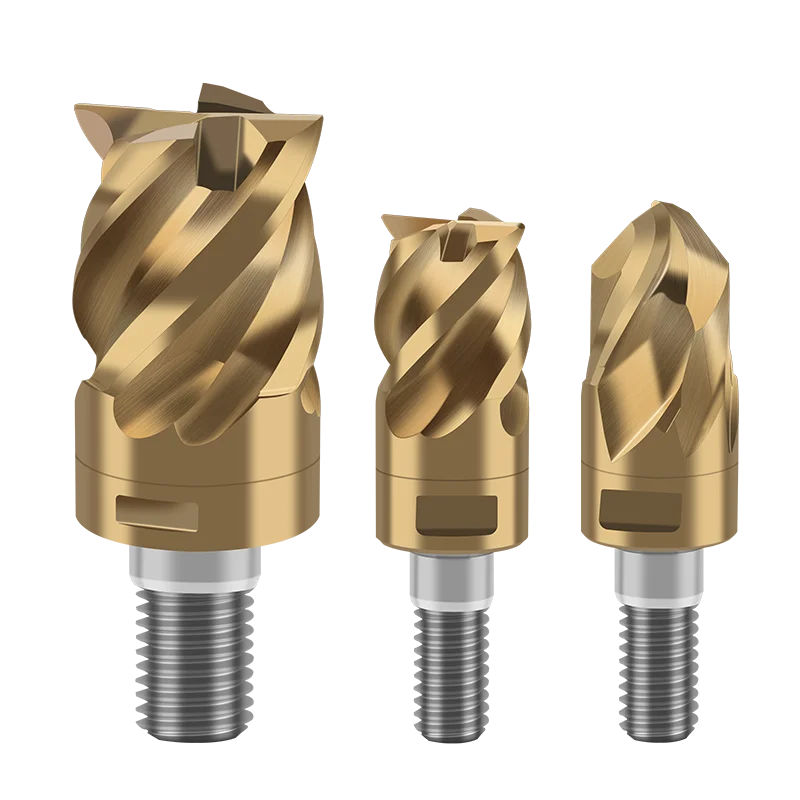 Sqaure Ball Nose Radius Corner Carbide Locking Tooth Milling Cutter Head M5 M6 M8 M10 M12 D8 D10 D16 D18 locking Thread Cutter