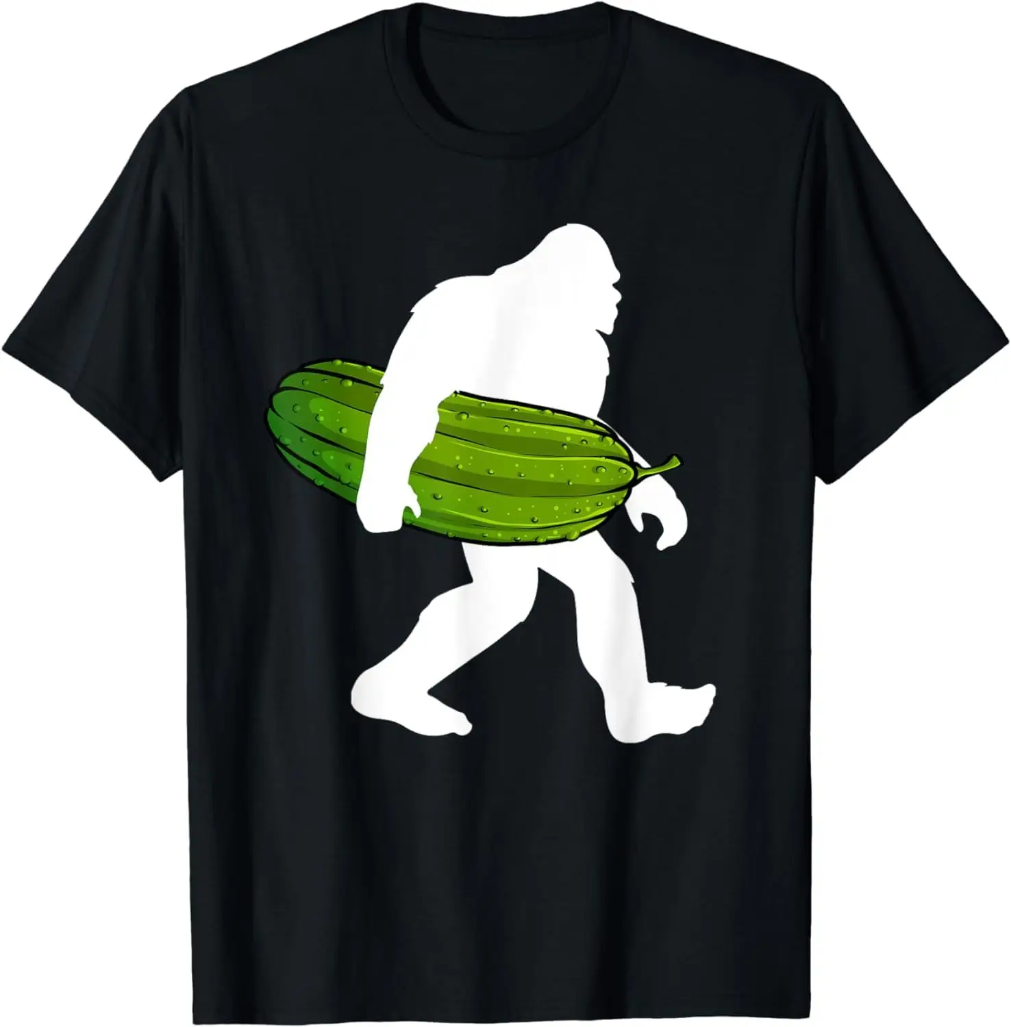 Pickle Art for Men Women Kids Bigfoot Cucumber Pickle Lover Tees Cotton Luxury brand vintage oversized