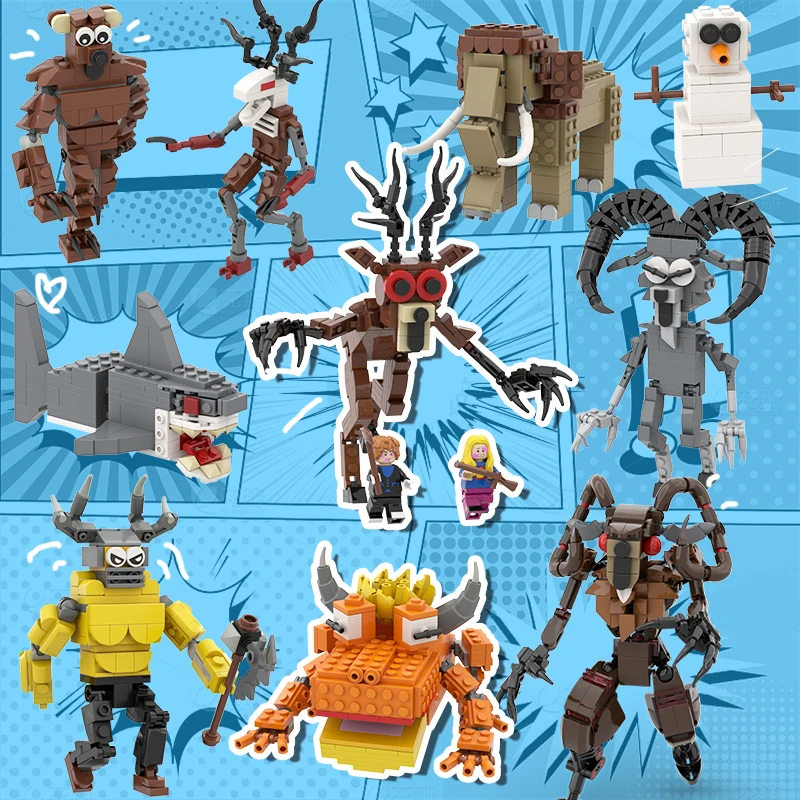 

Hot 99 Nights In The Forest Building Block Toys Assembly Model 99 Nights In The Forest Collection Bricks For Kids Navidad Gifts