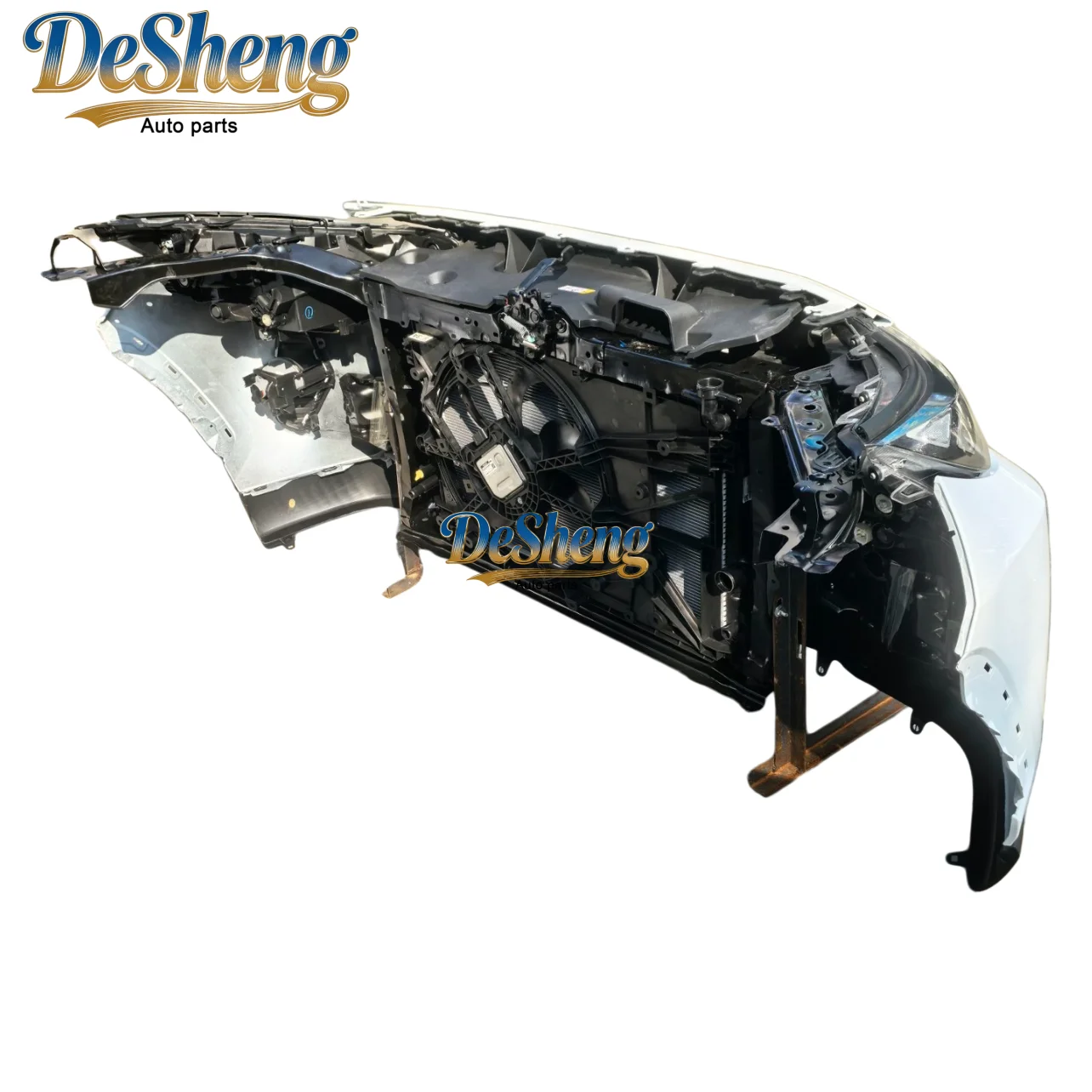 Premium Durable Front Bumper Assembly Perfect Fit Front Grille Headlight Grille Radiator Venetian Blind Parts