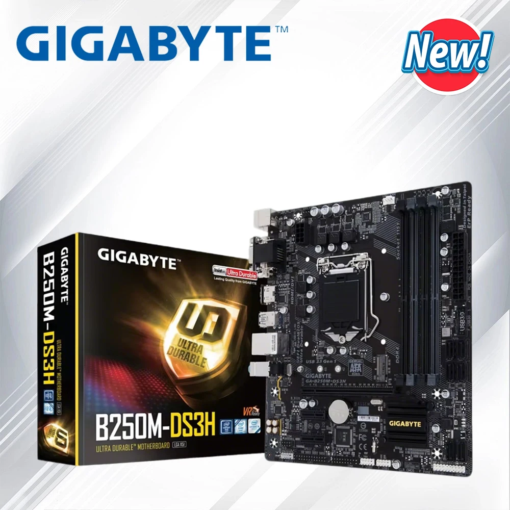 New Gigabyte B250M-…
