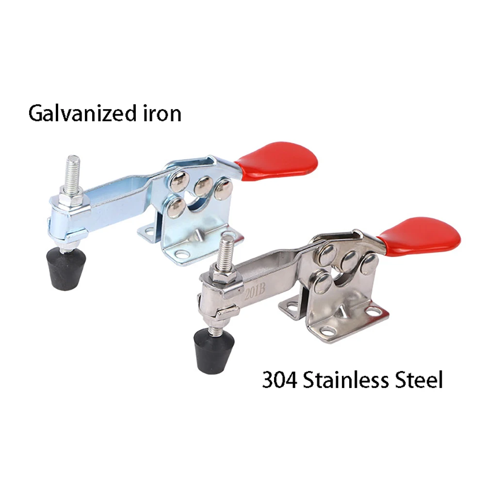 1Pcs Horizontal Toggle Clamp Quick-Release Toggle Clamps GH-201/201A/201B/201C/225D Set Vertical Toggle Clamp Woodworking Tool