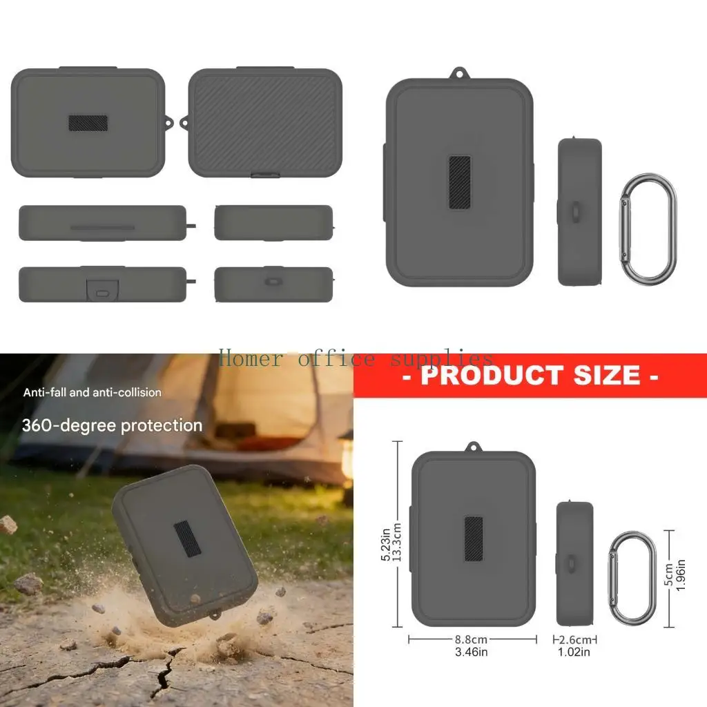 K43B Protective Case with Soft Inner Lining Silicone Texture Suitable for Travel