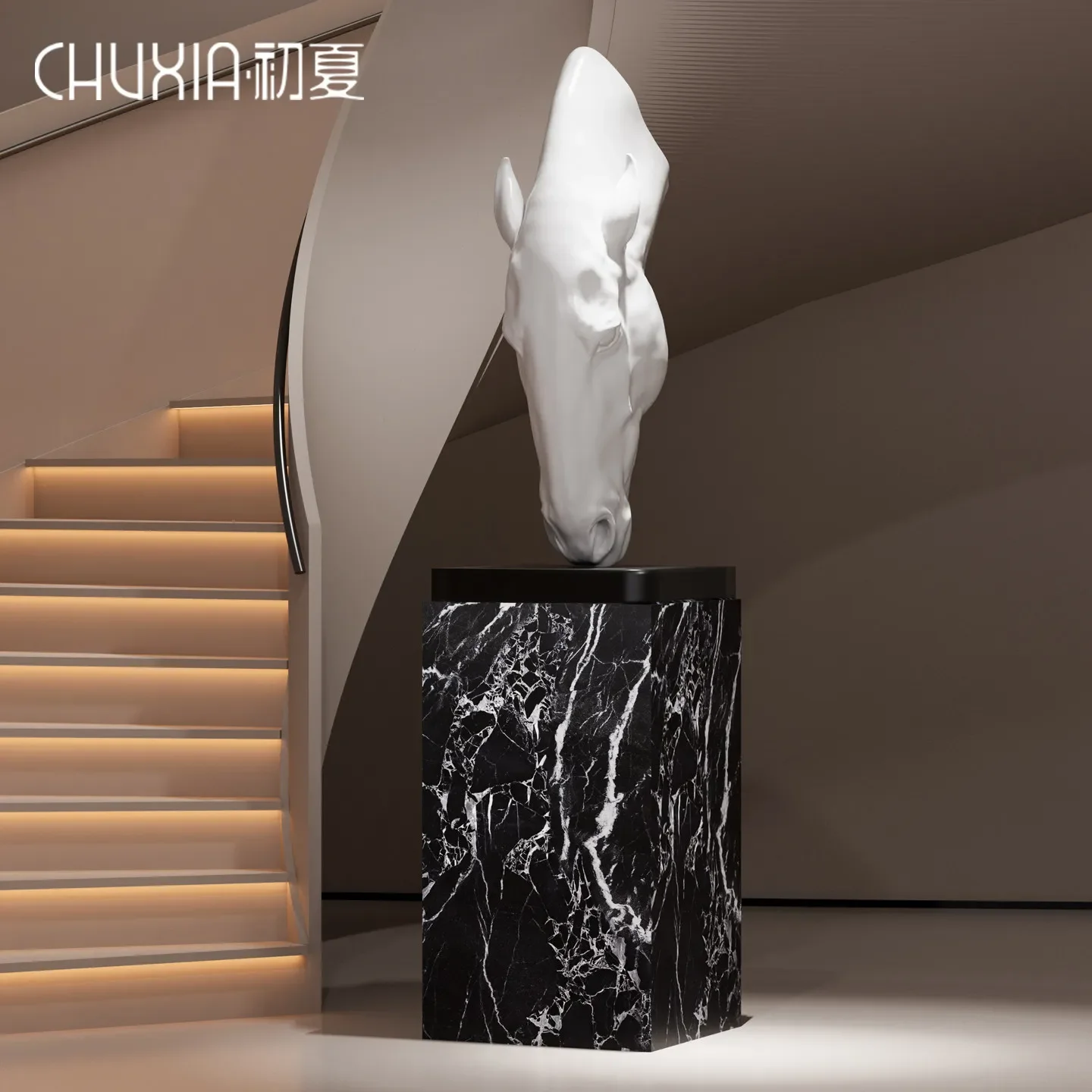 N81 Sculpture Large Floor-to-ceiling Ornament Hotel Lobby Corridor Sales Department Hall Clubhouse Villa Living Room Decoration