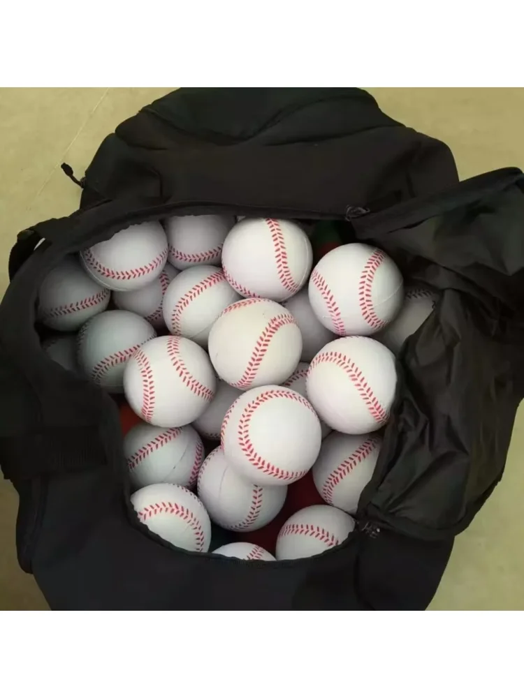 Durable PU Soft Baseball Elastic Squeeze Training Balls Softball Sports