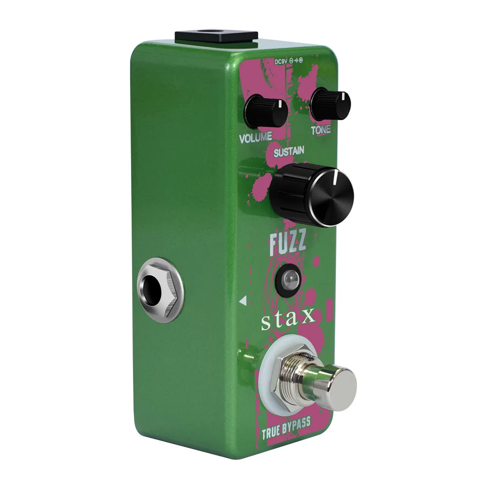 Stax Fuzz Pedaal, Stijlvolle Fuzz Gitaar Pedaal, Klassieke Mini Fuzz Pedaal Voor Elektrische Gitaar True Bypass