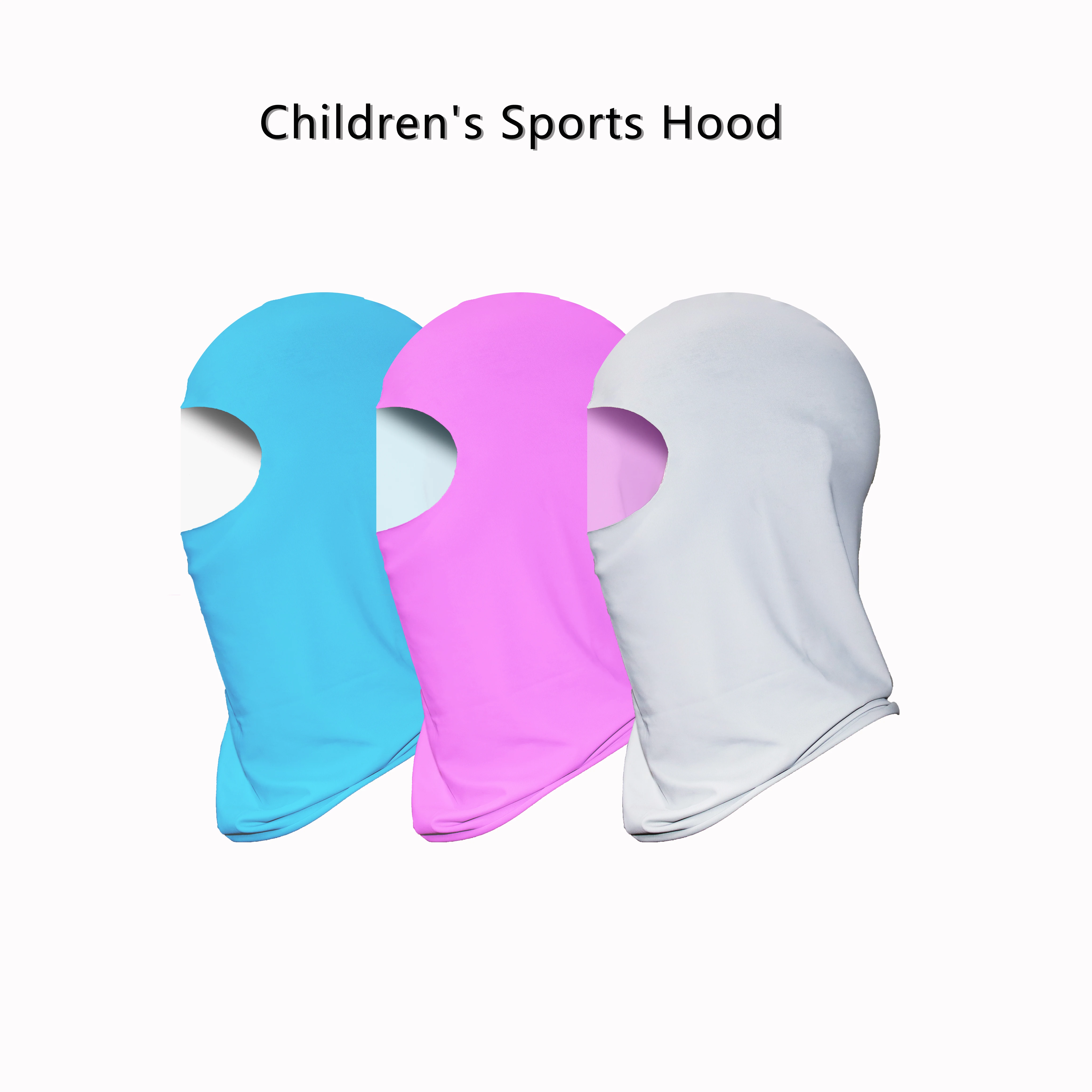 

Kids Thin Hood/Kids sweat mask/kids ski face mask /Motorcycle Face Mask for child /Available in 3 colors: blue, pink, and white