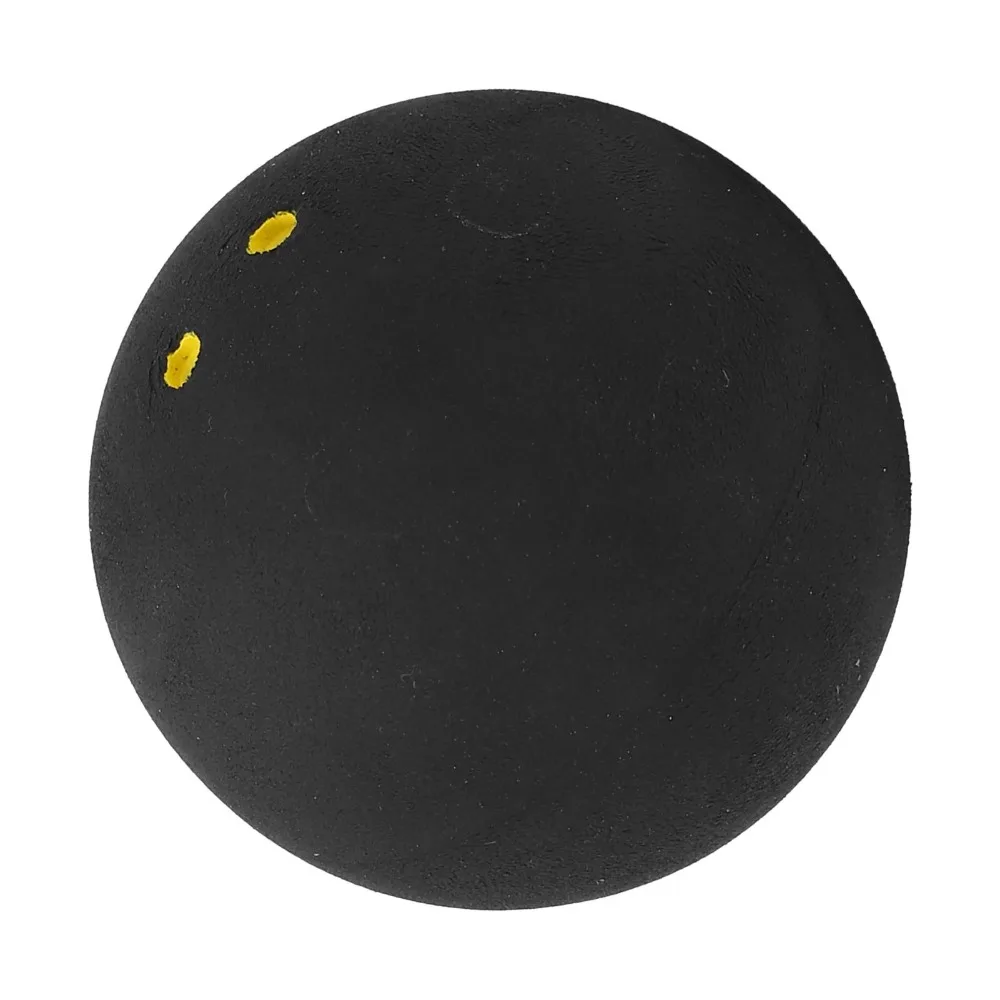 Squash Racket Supplies Double Yellow Dot Squash Ball 40MM Black Rubber Squash Balls Training Squash Ball Beginner Use