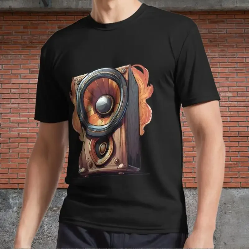Loudspeaker on fire v2 Active T-Shirt Logo Men's T-Shirt Funny Size S to 5XL