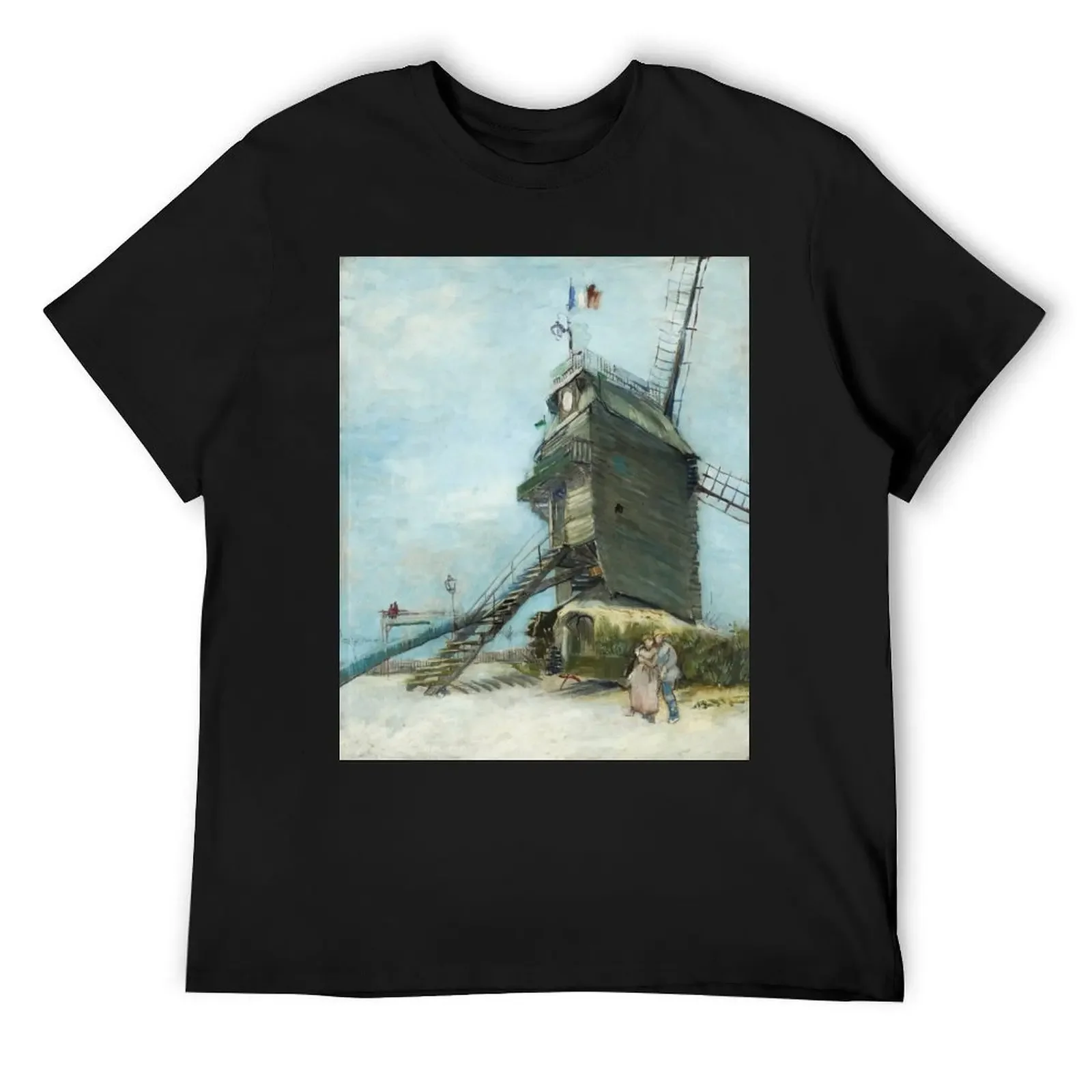 The Moulin de la Galette by Vincent Van Gogh T-Shirt