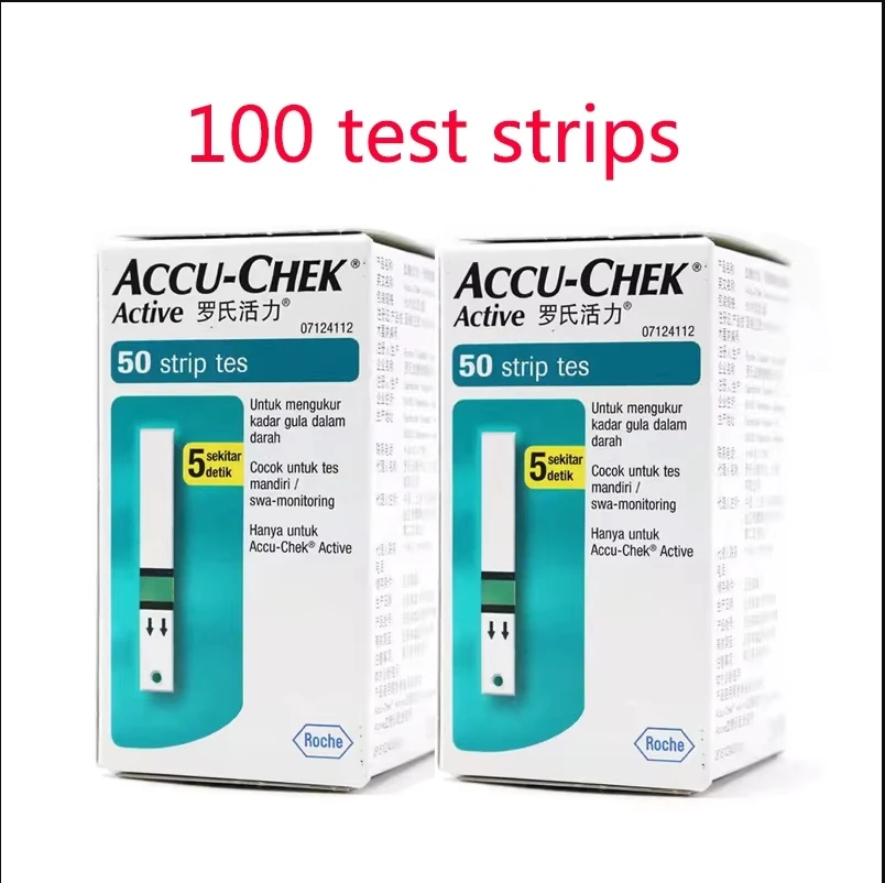 Accu Chek Active Smart Glucometer Home Imported Precision Medical Same Model Exp2025.10