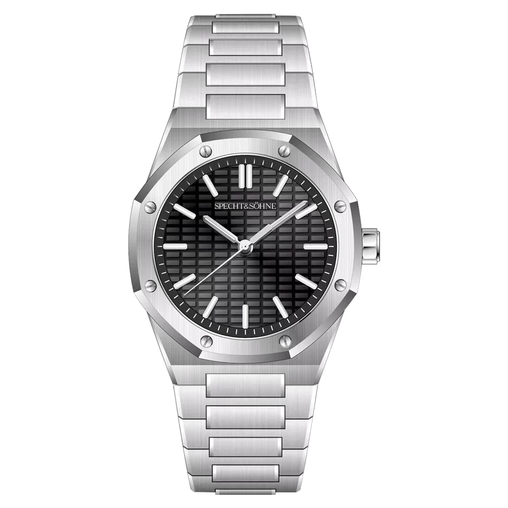 Nieuwe 2025 Mode Zeldzame Specht & Söhne Herenhorloge Ultradunne 38 MM Staal Saffierkristal VH31 Quartz Horloge Relogio Masculino