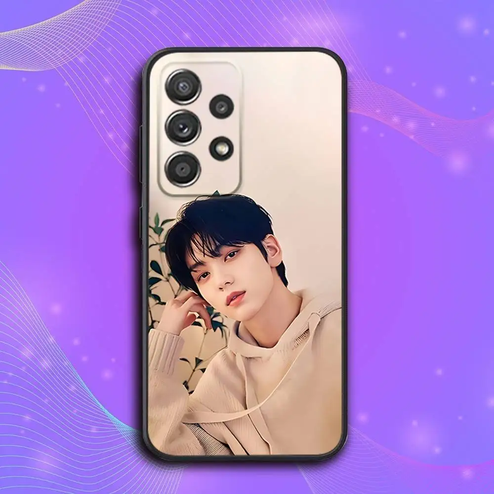 حافظة هاتف C-Choi Magic Soobin Singer لهاتف سامسونج S 25,24,23,22,30,21,10,9,Ultra,Plus,Lite,FE,4,5G حافظة سوداء ناعمة