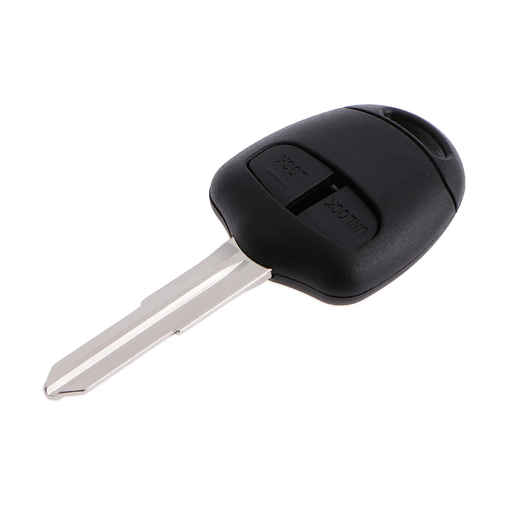 2 Button Remote Key Fob Replace Shell Case with Blade for Pajero