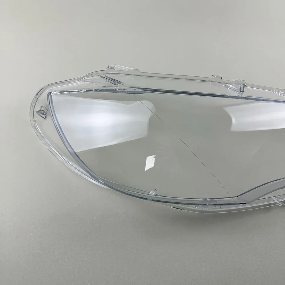 For BMW X6 E71 2008 2009-2014 (Low Configuration) Headlamp Transparent Lampshade Shell Masks Headlight Cover Lens Plexiglass
