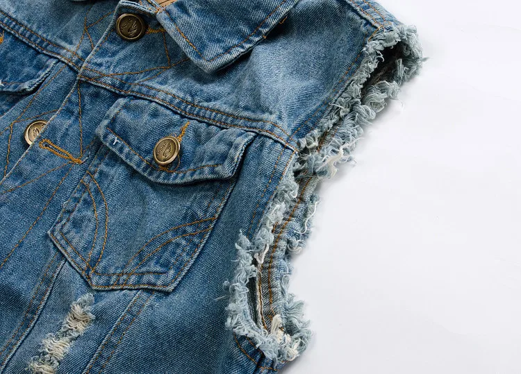 Men Denim Vests Jackets Waistcoats Light Blue Ripped Denim Coats Vests New Fashion Male Cotton Slim Black Jeans Waistcoats 6XL 84 S0c8fc5162e944e8c9f4e944c6f690d8eZ