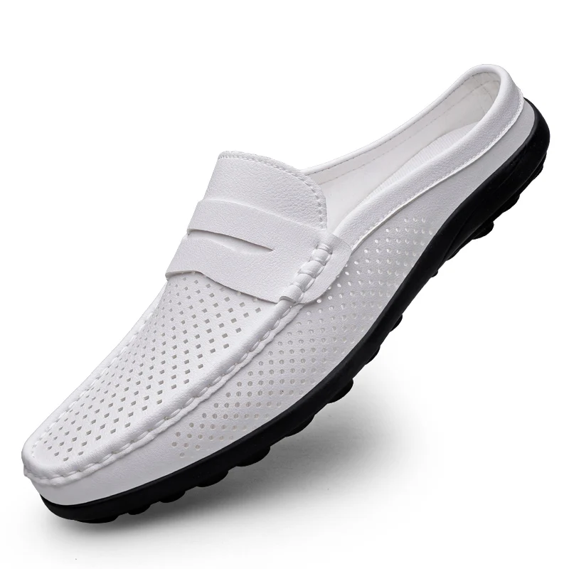 Comfty Men Slippers Summer Eco-friendly Flip Flop Casual Non-slip Shoes Men Loafers Slip on Outdoor Wading Shoes