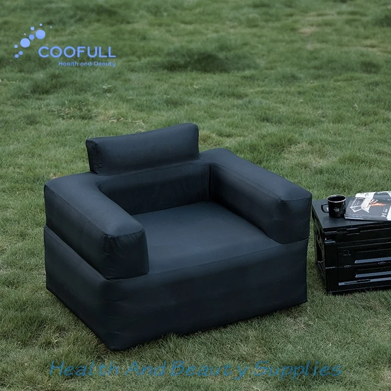Coofull Popular Modern Portable Folding Wear-resistant Tear-resistant Waterproof Windproof Warm Inflatable Sofa Outdoor Camping