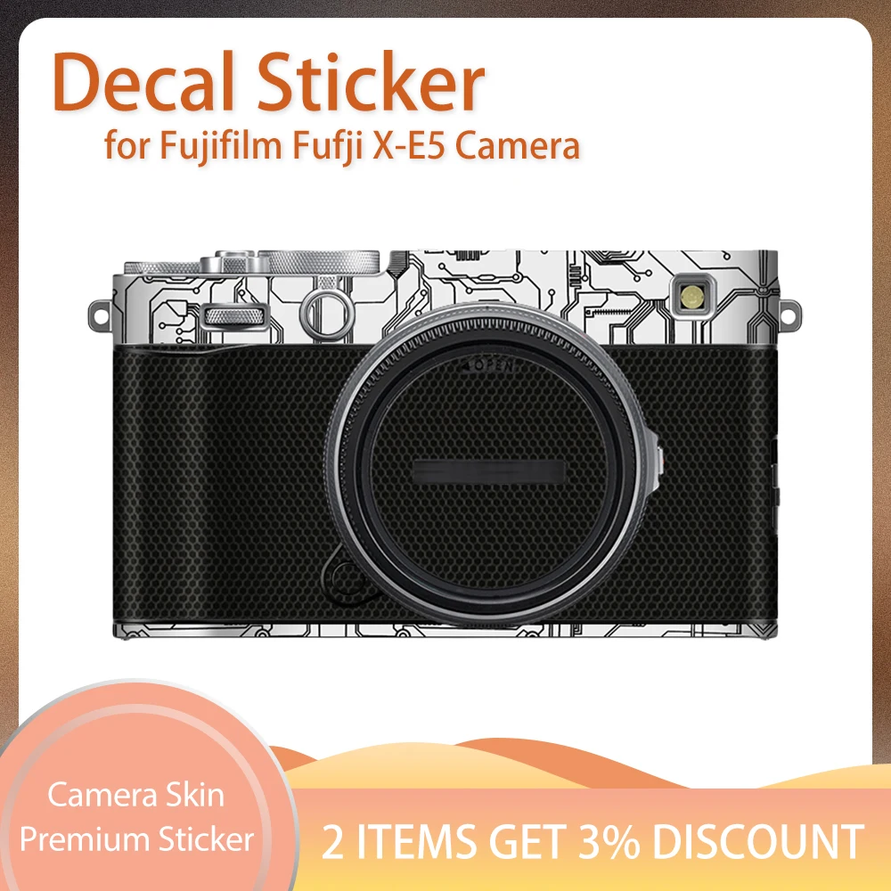 

XE5 Protector Cover Film Decal Skin For Fujifilm Fufji X-E5 XE5 XE4 Camera Sticker Wrap XE5 Camera Skin X-E5 Protective Film
