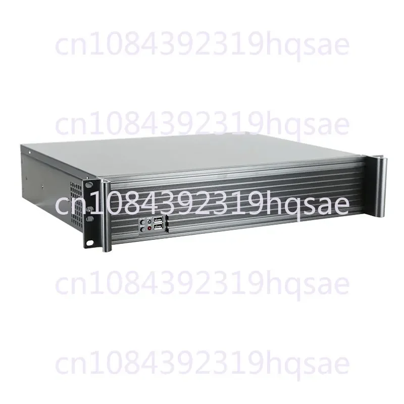 2U Chassis Short 350MM Long Aluminum Panel Monitor 2U Support ATX Standard Power Compact Server