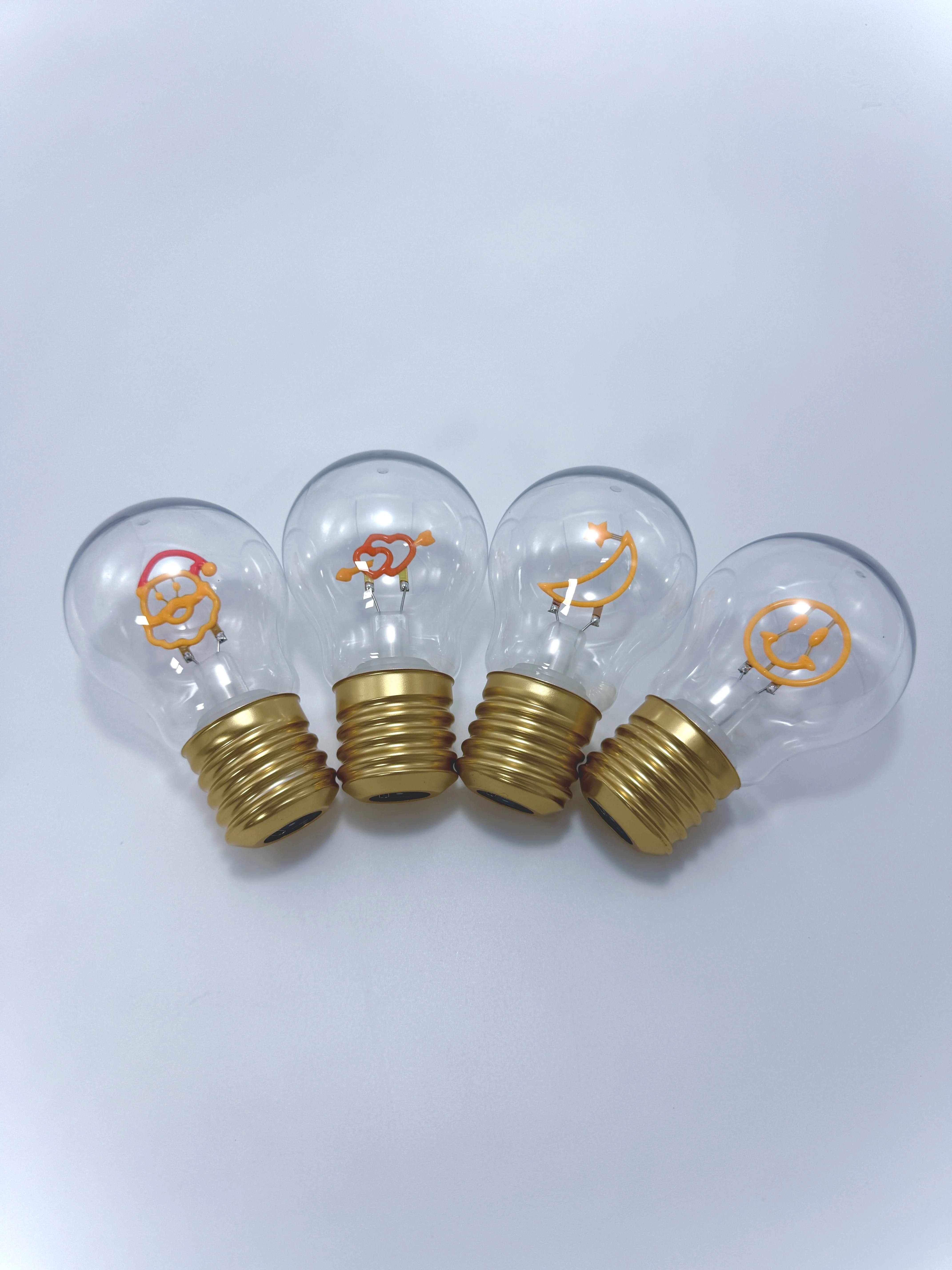 A70 Rechargeable Light Bulb Modeling Plasti Dimmable Creative Decorative Lamp Holiday Wedding Christmas Decor For Pendant Lamp