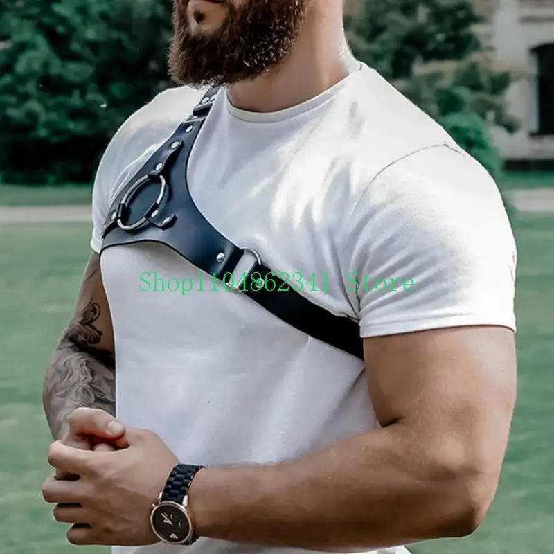 5ASD Кожаная повязка на кожаная повязка простая манжета с подпредьем регулируем