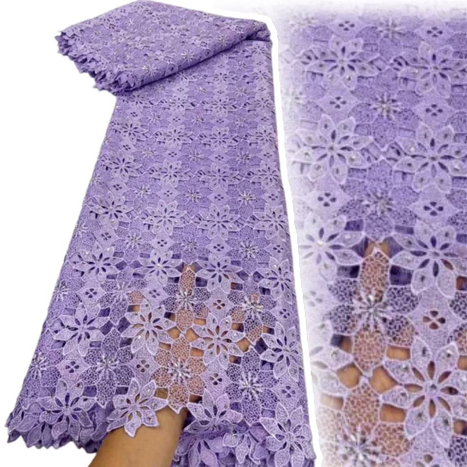 

Новейший шнур с белыми камнями, кружево 2025 года, роскошные африканские роскошные ткани, оранжевый, нигерийский гипюровый шнур, кружево для шитья ткани CC1666