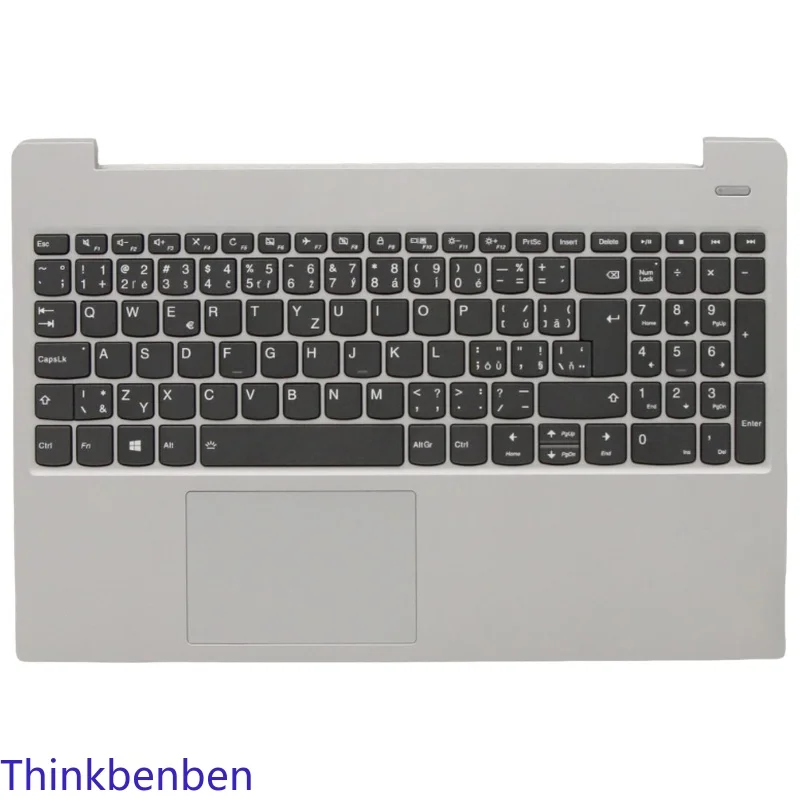 CZ Czech Grey Keyboard Upper Case Palmrest Shell Cover For Lenovo Ideapad S340 15 15IWL 15IML 15API 15IIL 5CB0S18781