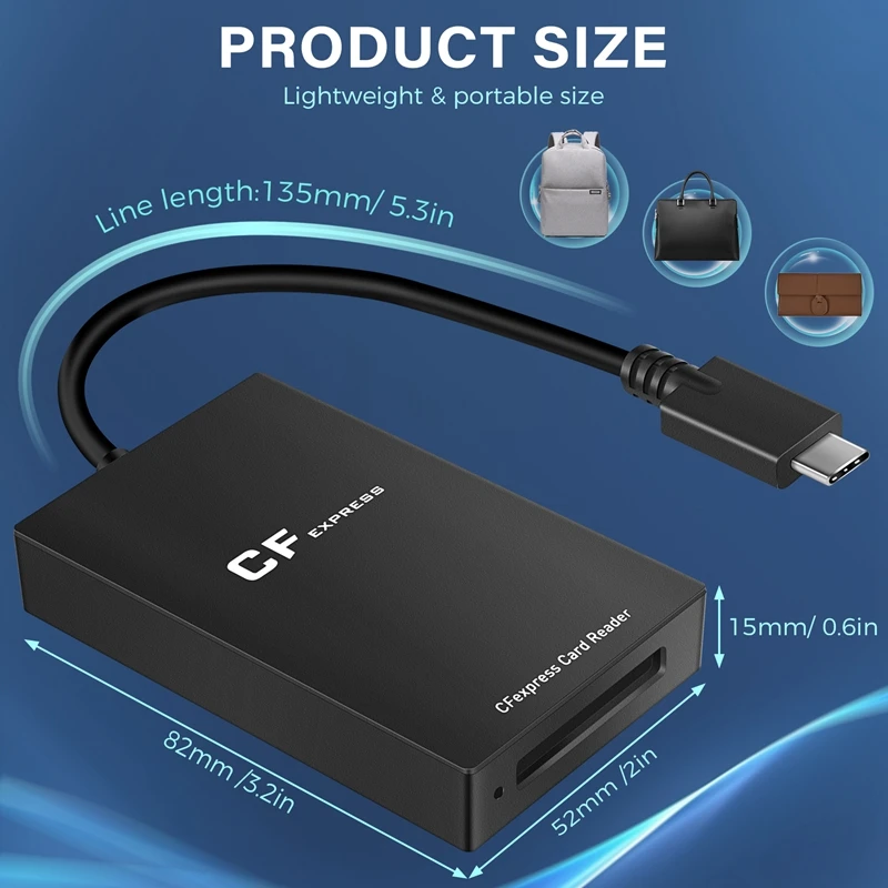 Cfexpress typ b kartenleser usb 3,1 gen 2 typ c kartenleser cfexpress speicher karten adapter