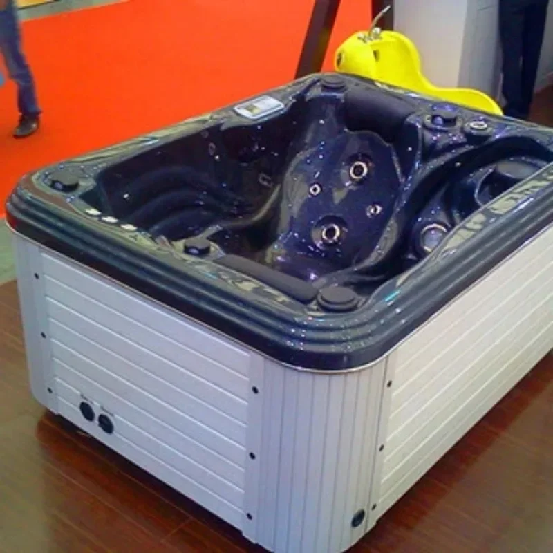 【2026】Sunrans 2 Person Modern Spa Acrylic Sexy Japanese Massage Hot Tubs Hydro Indoor Outdoor Spa Hot Tub With 2 Loungers