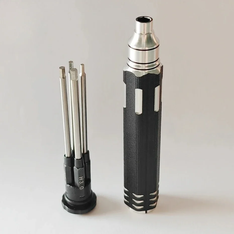 4pcs Mini Hex Screwdriver Kit H1.0 H1.5 H2.0 H2.5 Precision Maintenance Tools for UAV Model Car RC