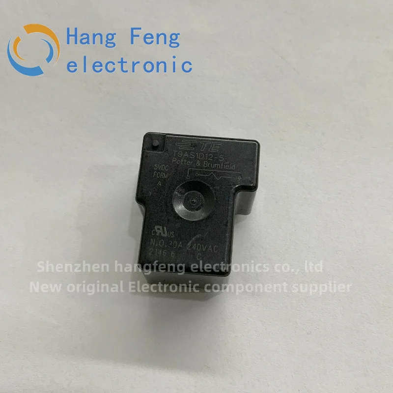 5PCS T9AS1D12-5V T9AS1D12-5 T9AS1D12 D12-5V DC Voltage 5V Four-pin Open 30A Electromagnetic Power Relay Brand New Original
