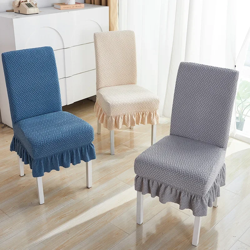 Winter Elastic Chair Cover Universal Size Chair Cover House Seat Seatch Lving Room Chair Covers Dining Room Home Decorations