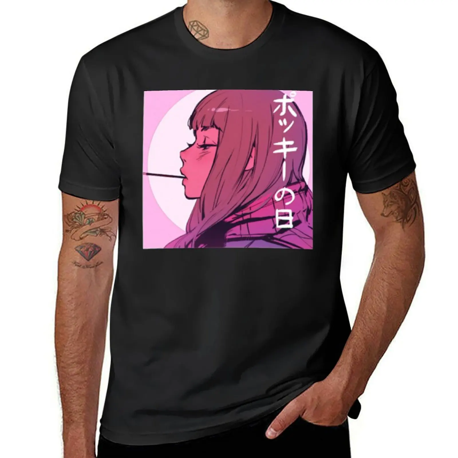 Anime Girl lofi T-Shirt shirts graphic tees sweat animal prinfor boys designer t shirt men