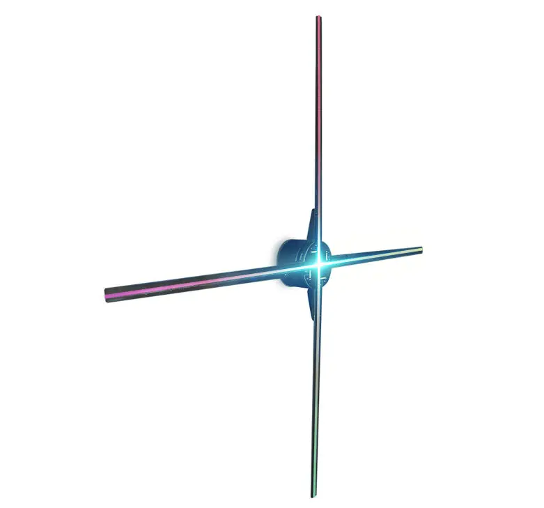 Factory Naked Eye Stereo 100cm 3d Hologram Fan Advertising Machine Projector HD 3d Holo Advertising Led Display
