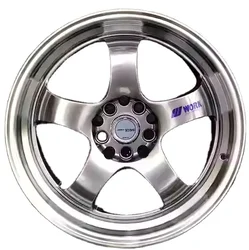 16 17 18 19 inch 5x108 5x112 5x114.3 5x1143 5x120 passenger car Cast hub alloy deep dish rims work meister S1 wheels