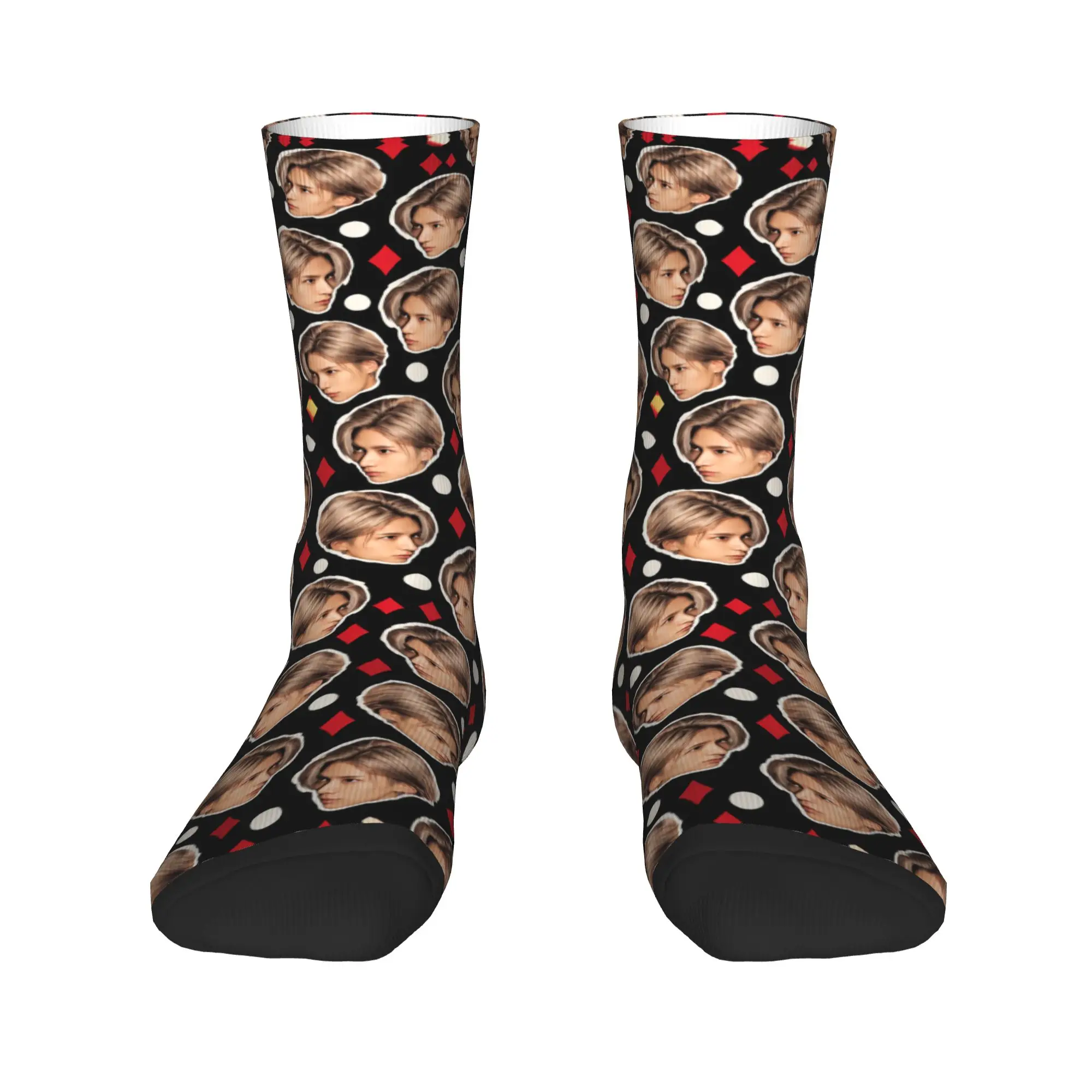 Women Men Socks TAEMIN LiMiNaL World Tour  Stockings Non Slip Quality Socks Winter Fashion Pattern Outdoor Sports Socks