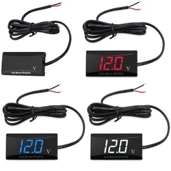 Mini Digital Voltmeter DC 4.5V - 30V Digital Voltmeter Voltage Panel Meter For 12V Electromobile Motorcycle Car LED Screen meter